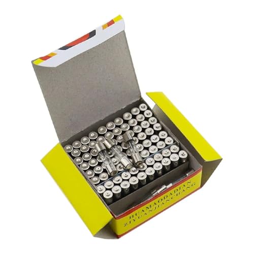 Fusible en verre 5x20mm 0.2A rapide 250V tube de sécurité pour réparation électronique