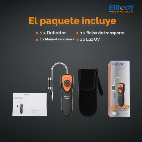 Miniatura 7 de Detector De Fugas De Refrigerante Para Hvac Con Led Uv, Apto Para Aire Acondicionado Automotriz Con R134a R410a R22 R1234yf, Detección De Freón,Detector De Fugas De Gas, Cfcs Hcfcs Hfcs Hfos