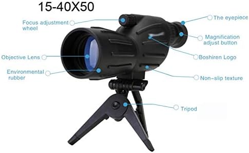 Miniatura 3 de High Power 15-40x50 Zoom Monocular Telescope Tourism Bird Watch Binoculars with Tripod Spotting Scope telescopio for