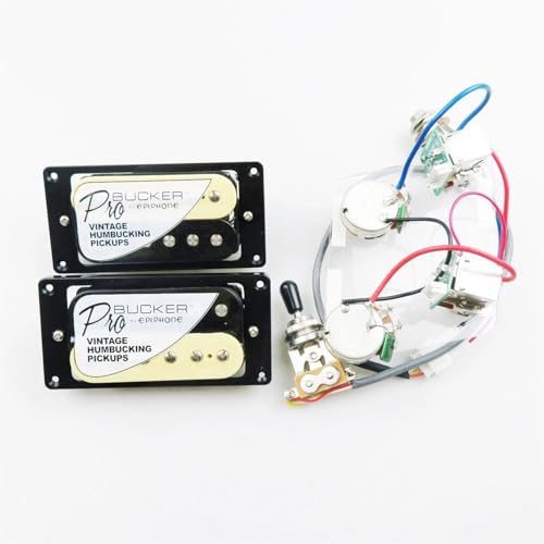 Para Epip LP Standard PRO Bucker Alnico 5 Humbucker Pickup pastillas de guitarra eléctrica con juego de...