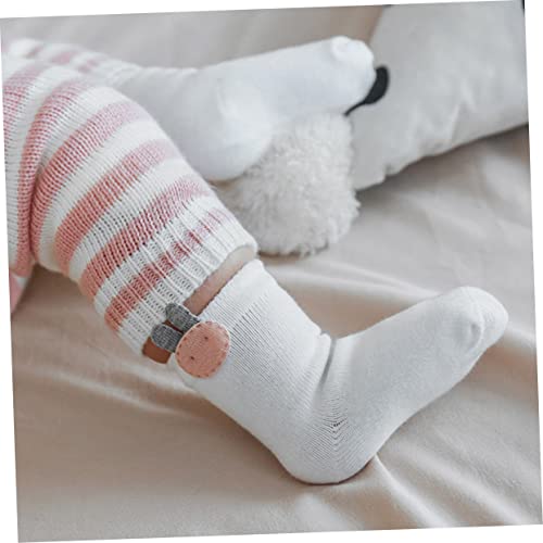 SAFIGLE 3pair Adorable Cotton Socks of Cartoon Rabbit Footwear for Newborns Xs Months Soft Breathable Non-slip for Boys and Girls4