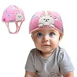 Domayllay Casco de bebé para caminar gateando, casco infantil (conejo