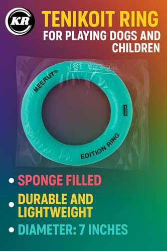 Image of K R Tennikoit Rings 6 Inch Multicolor | Pack of 2 Rubber Rings for Kids, Teens & Adults | Outdoor Play, Sports Training, Frisbee, Tennis Ring Games | Garden, Park & Beach Fun | Durable & Lightweight