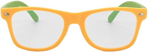 Lentes rectangulares digitales con bloqueo de luz azul para niños y niñas de 5 a 12 años