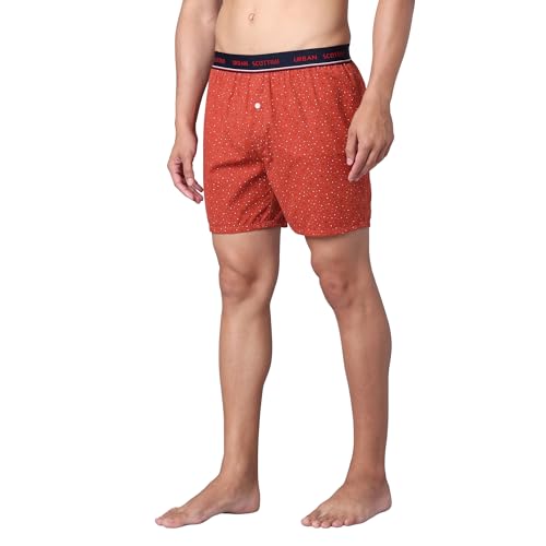 Image of Urban Scottish Men's Boxer Pants 100% Cotton Material with A Stylish Print Soft and Stretchy Elastic Waist Band Dynamic Movement and Hardwearing Stitching Breathable with A Gentle Snug Fit