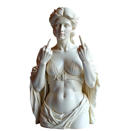 Opiniones de Esculturas - los más vendidos. 49 ZHIZHOUNEY Divertida Estatua De Diosas del Dedo Medio Escultura De Busto Romano Decoraciones De Mitología Griega para Dormitorio Hogar Oficina Escultura De Busto De Romana