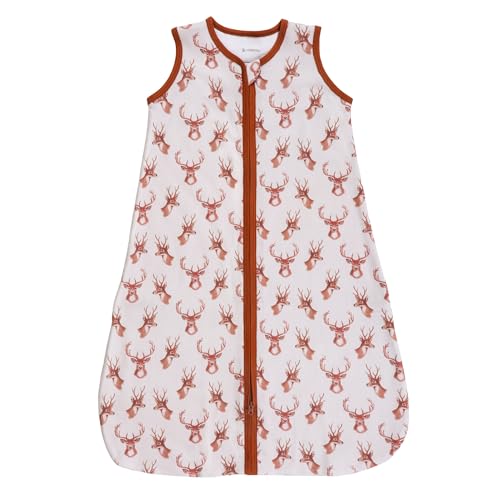 Image of LollyBanks Sleep Sack, 100% Cotton Neutral Baby Sacks, 0.5 TOG Sleep Sacks Lightweight with 2-Way Zipper