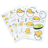 Gudetama Official Licensed Puffy Gadget Decals Includes 37 3D