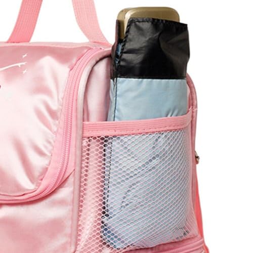 Bolsa de baile infantil estilo princesa para llevar a las clases de ballet de niñas 8