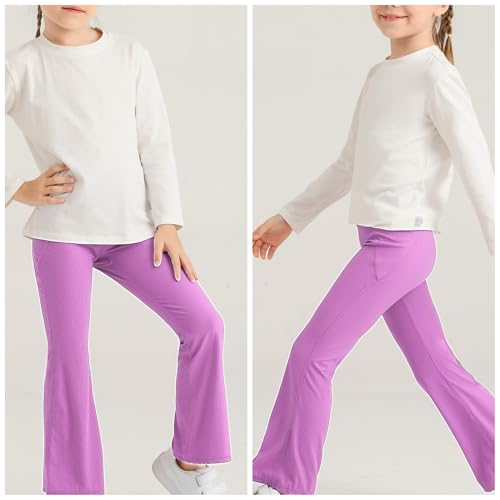 Leggings évasés pour filles parfaits pour l'école et le parc - 2