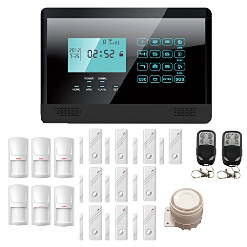 ANTIFURTO ALLARME TOUCH SCREEN CASA KIT COMBINATORE GSM WIRELESS SENZA