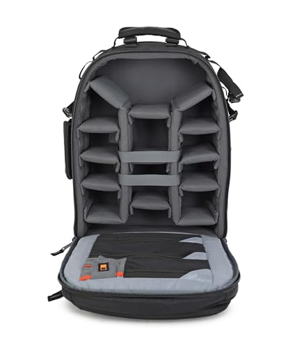 Image of STRAPON WHITE MAGIC DSLR Backpack Camera Bag with Rain Cover DSLR Camera with Lens 24-105 Lenses - 3 Nos 70-200 Or 150-600mm And 16-35 24-70 Flash Charger Laptop 17inches and Tripod