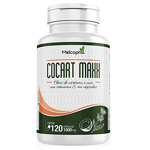 Óleo De Cartamo + Coco Extra Virgem + Vit. E 4x 120 Cápsulas