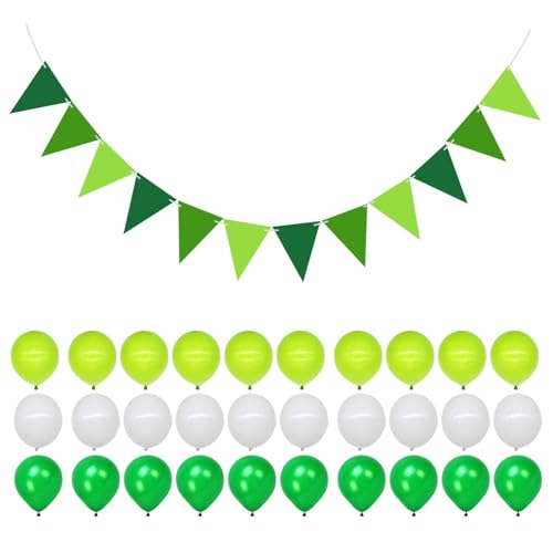 CHROMACRAFT 30 Ballons Et 1 Drapeau, Décoration D'Ambiance De Fête, Accessoires De Prise De Vue Photo, Fournitures pour Événements d'anniversaire.