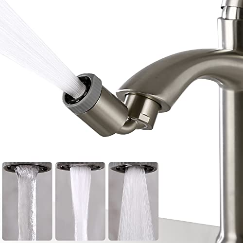 CHIATAOMA Aerador de Torneira Giratória, Bico de Torneira de 3 Funções, Acessório de Torneira de Pia