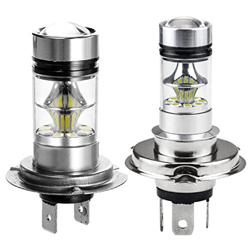 2 Pcs Luzes de nevoeiro do carro,Lâmpadas para faróis LED H7 - Lâmpada de nevoeiro, luz de nevoeiro