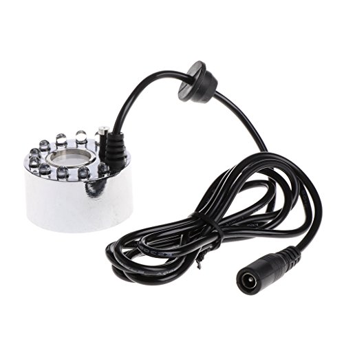 Xuniu Fish Tank Mist Maker Light Fogger Water Fountain Pond Decor