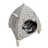 Babyezz Cat and Dog Hammock, Pet Teepee House, Removable Portable Indoor / Outdoor pet Bed, Suitable
