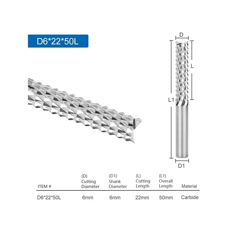 Makera TiN Coating Corn Bit - 1/8 Shank | MYBOTSHOP.DE, € 19,95 D6x52x80L Shank Corn End Mill CNC Router Bit PCB Machine Milling T