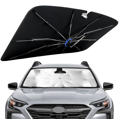 Windshield Sun Shade for Subaru Outback 2020-2025 with 360° Rotating Shaft