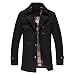 URBANFIND Men's Slim Fit Classic Fashion Navy Epaulet Casual Cotton Light Jacket