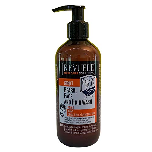 REVUELE MEN CARE BARBER 3 IN 1 - BEARD, FACE AND HAIR WASH