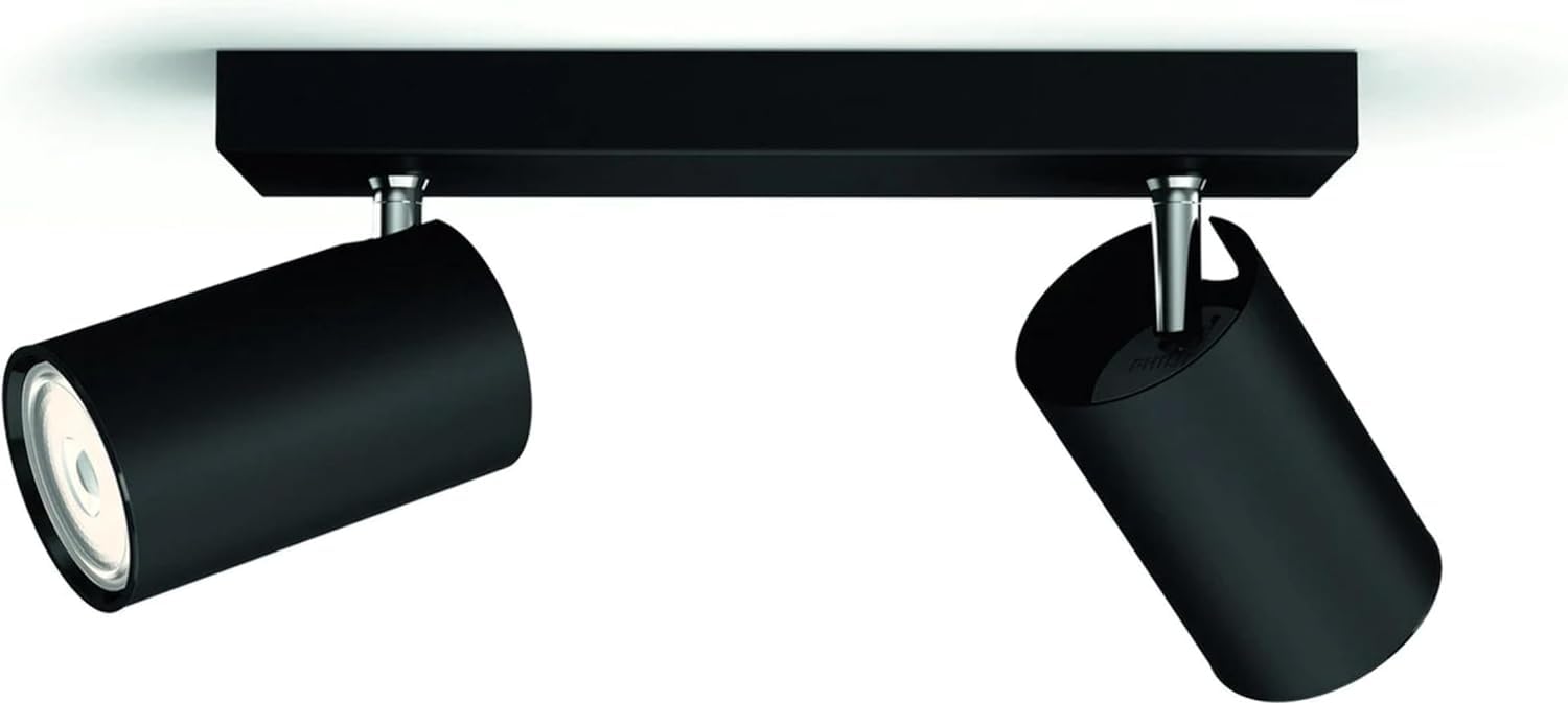 Philips Schwarz Myliving Kosipo Spot, Gu10, 5,5W, Ip20, (915005531901)