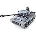 YAMMY Carro Armato telecomandato Tiger I Tedesco Heng Long 15CH 1/16, carro Armato RC da Battaglia Principale Pesante da 2,4 GHz Che spara Airsoft per (Auto RC)