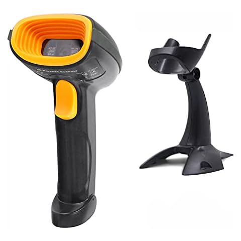LENVII F620 Wired 2D QR Barcode Scanner-Automatic Scanning Barcode Stand 1D Barcode Reader used Cover