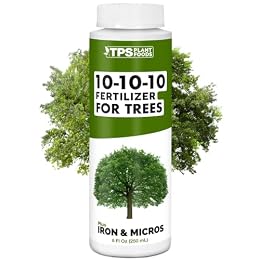 Liquid 10-10-10 Fertilizer for Trees and Shrubs – Balanced NPK Plus Iron and Micros for Stronger Growth and Healthy Roots, 8 oz