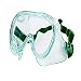Sellstrom Lightweight, Indirect Vent, Child Size/Small Face Protective Safety Goggle, Green Tinted Body, Uncoated, Clear Lens, Black Adjustable Strap, S83200