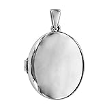 pendentif cassolette histoire d'or  Pendentif Cassolette Ovale 20mm Argent rhodié Vierge à Graver (1 ou 2 Photos Droite et Gauche) + écrin (Offert) + Certificat d\'Authenticité Argent 925‰