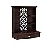 Temple Wooden 20 x 10 x 25 INCH Puja Mandir Pooja Stand for HOM and Office Wall Mandir for HOM Temple for HOM and Office (Walnut)