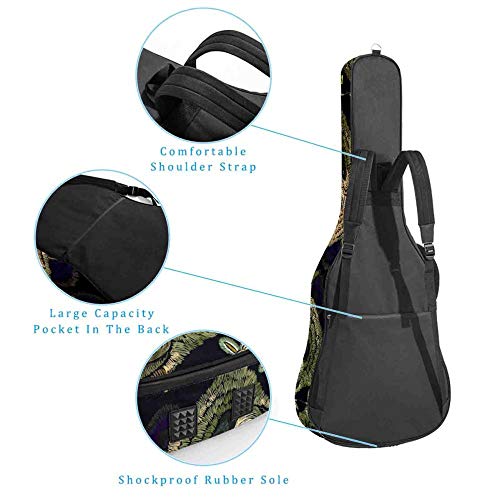 Housse de guitare, convient aux guitares folk et classiques de 39,40,41 pouces, nylon Oxford 600D étanche, épais… - Les Beatles, Paul McCartney, John Lennon, RIngo Starr, George Harrison Housse de guitare, convient aux guitares folk et classiques de 39,40,41 pouces, nylon Oxford 600D étanche, épais… – Image 6