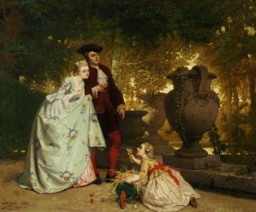 Impresión en lienzo de Auguste Serrure con acabado artístico para decoración del hogar