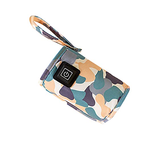 Miniatura 4 de Bolsa calentadora de botellas de leche USB, temperatura ajustable de 104.0 F-140.0 F con puerto USB para alimentación nocturna, viajes, uso