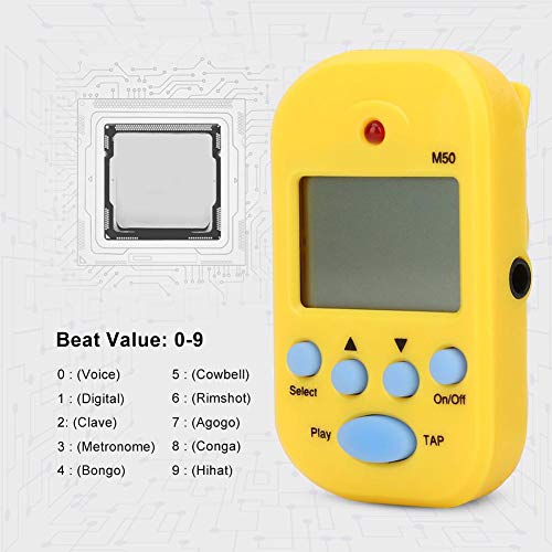 Mini métronome portable Tempo de battement numérique multifonctionnel adapté au tambour de guitare de violon de piano… - Les Beatles, Paul McCartney, John Lennon, RIngo Starr, George Harrison Mini métronome portable Tempo de battement numérique multifonctionnel adapté au tambour de guitare de violon de piano… – Image 6