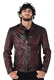 Mauritius Colt W18 Lasanv Hombre Chaqueta de Cuero marrón rojizo S 100% cuero Regular
