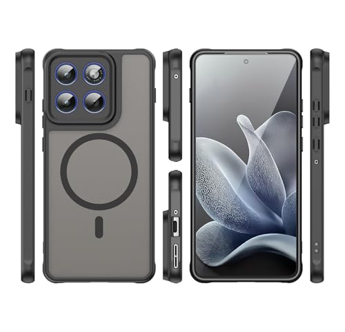 Image of Compatible with Motorola Moto X70 Air Case Cover,Compatible with MagSafe,Anti-Fall,Compatible with Motorola Edge 70 5G XT2601-2 XT2603-2 Cell Protective Phone Case Black