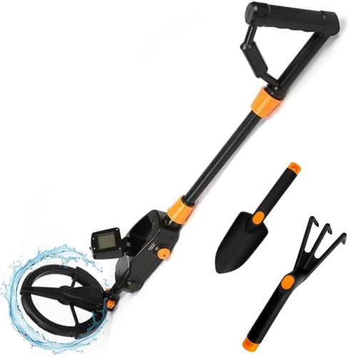 Metal Detector for Kid Waterproof 6.5" Search Coil with LCD Display,High Accuracy Adjustable Metal Detector New Advanced DSP Chip Giftf for Kid Teenager