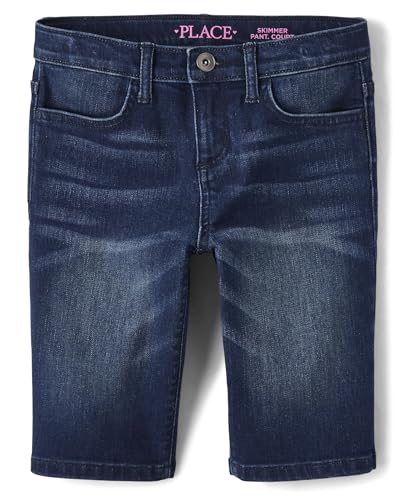 Image of The Children's Place Girls Twill Skimmer Shorts