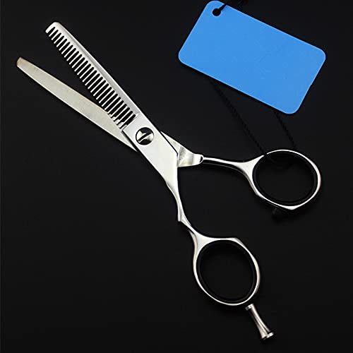 Forbici per Tagliare i Capelli, 5,5 Pollici Professionali 440c Forbici per Capelli per Mancini Taglio Barbiere Taglio di Capelli Cesoie per sfoltire Forbici da Parrucchiere