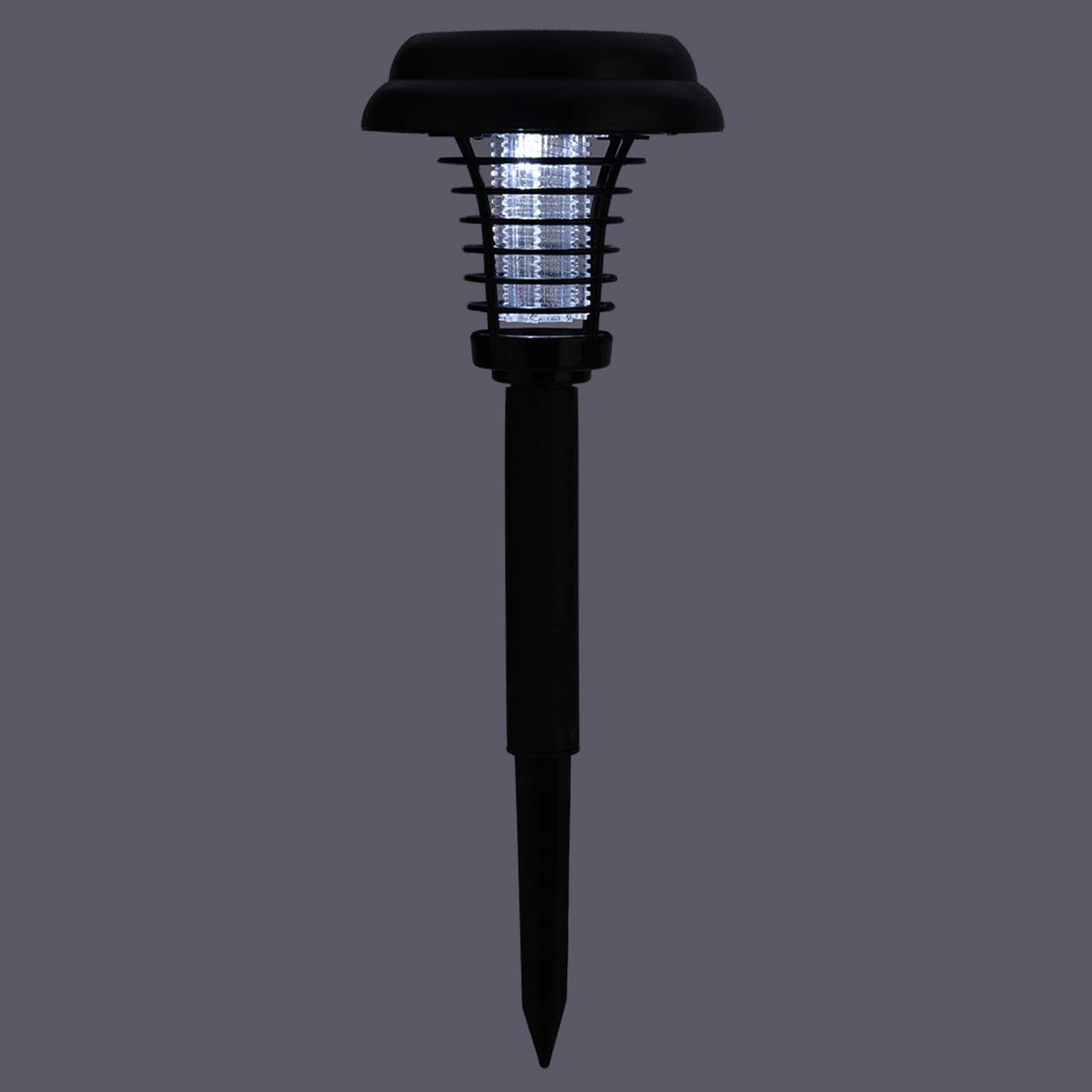 Lampada anti-zanzara per insetti con luce a LED Zapper ad energia solare per uso interno esterno