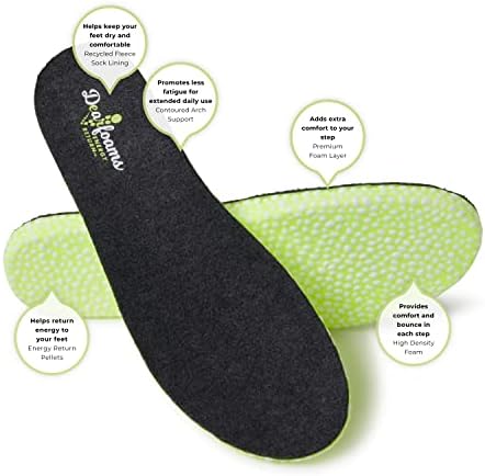 Dearfoams womens Wilmington Energy Return Comfort Indoor/Outdoor Memory Foam Moccasin With Tie Women s Slipper, Oatmeal Heather Wool, Small US | Image 3