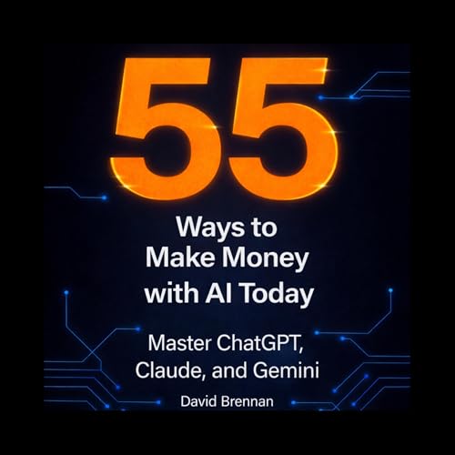 Couverture de 55 Ways to Make Money with AI Today