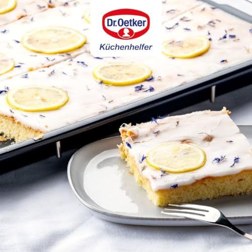Plaque four de qualité Dr Oetker en acier bleu robuste et durable - 8