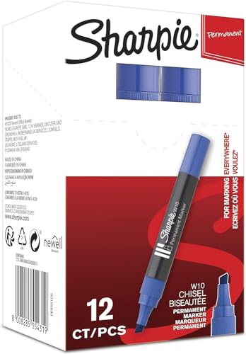 Marker W10 Blu Punta Scal. 12 Pz.