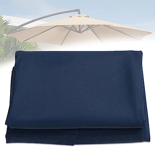 Toile parasol 300cm bâche rechange umbrella cover jardin polyester UV café