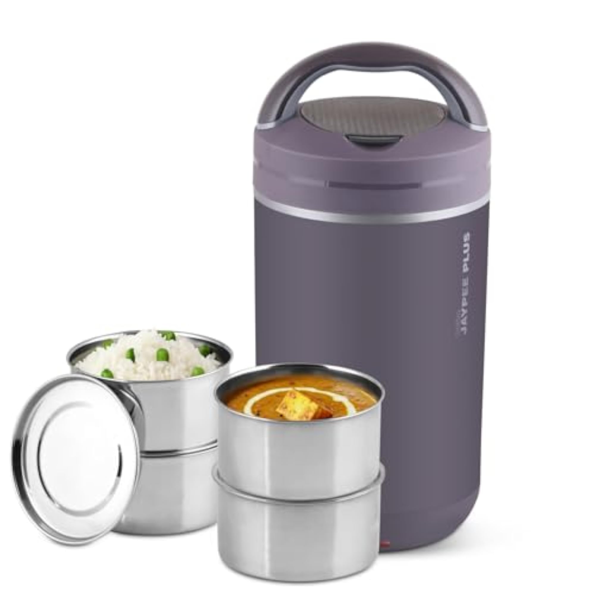 Hottline Electric Lunch Box with 4 Stainless Steel Containers