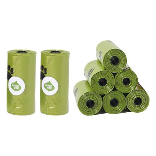 Bolsas de Heces para Perro - Rollos a Prueba de Fugas de 120 Unidades - Bolsas para Caca Resistentes al Rasgón,Para Viajar, Pasear Cachorros, Residuos, Basura Y Limpieza De Para Gatos